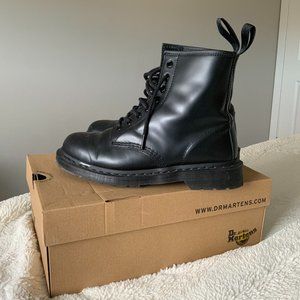 Dr. Martens 1460 Mono Smooth Leather Lace Up Boots